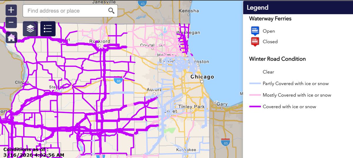 MorganKolkmeyer's tweet photo. SNOWY AND ICY ROADS: Here's a look at some of the wintry road conditions across the area. 
PURPLE: COVERED in snow
PINK: MOSTLY COVERED in snow
BLUE: PARTIALLY covered 

M be a thin ice glaze underneath snow, due to earlier sleet and leftover rain from yday freezing over. https://t.co/PVb8yDCx6S