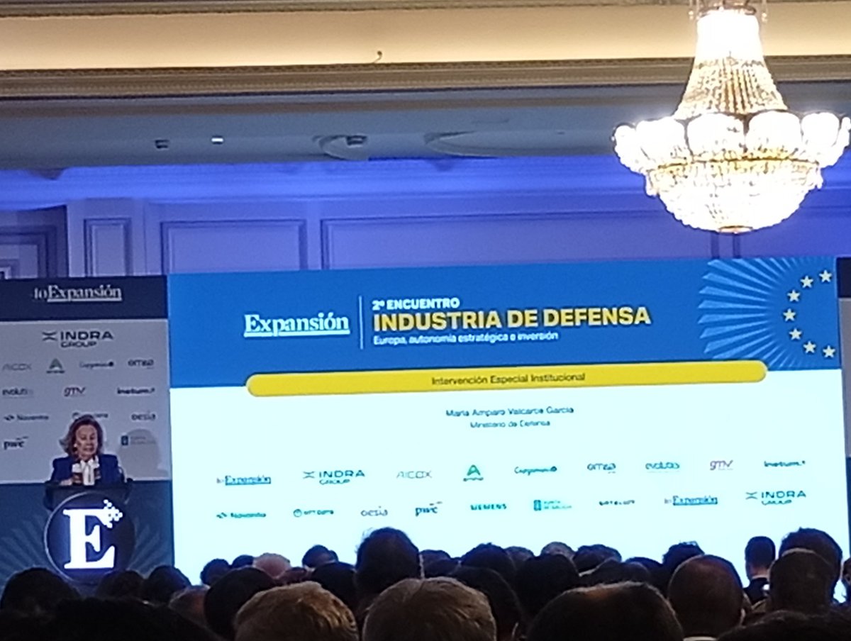 Aforo completo en el 2°Encuentro Industria de Defensa organizado por <a href="/expansioncom/">expansioncom</a>. Un evento muy necesario.