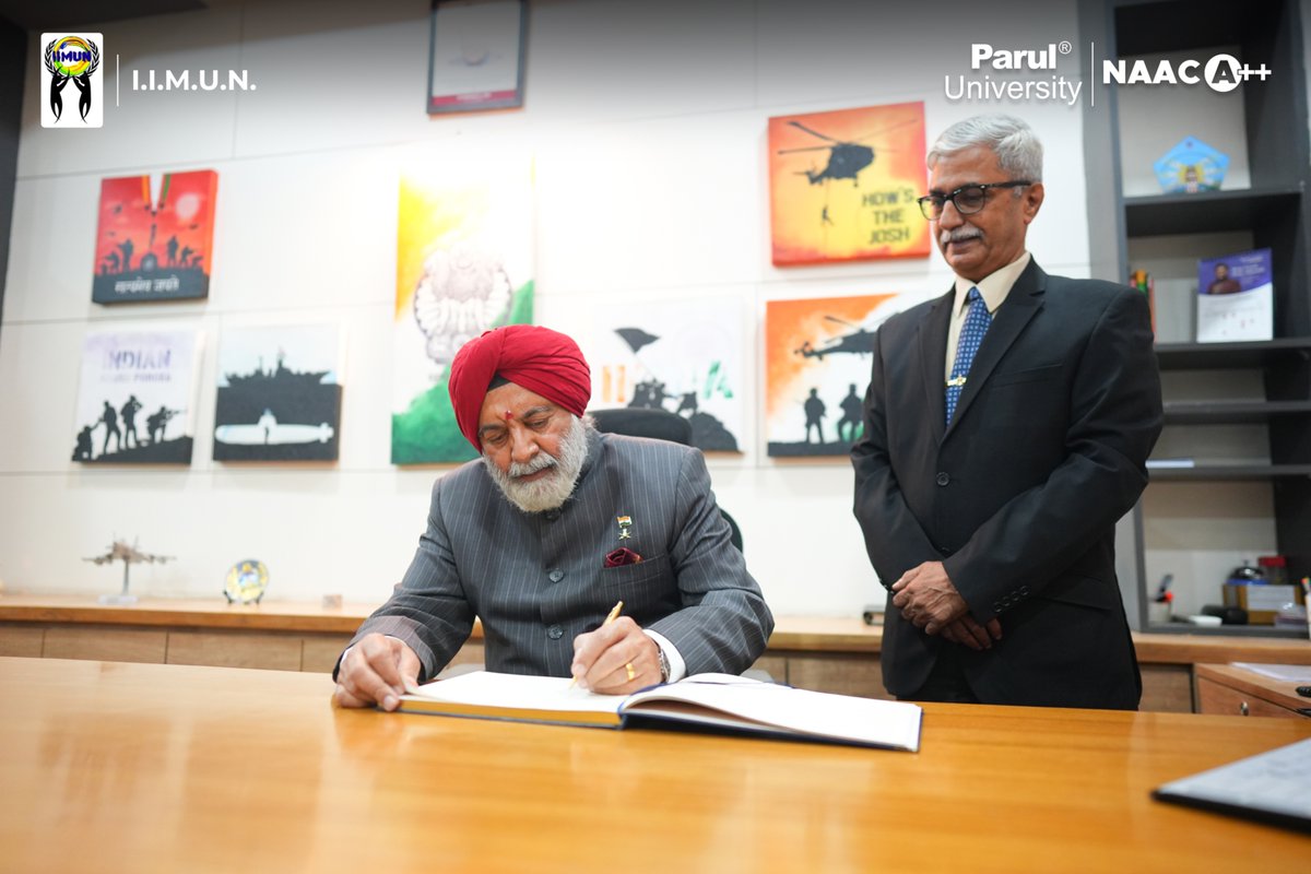 Parul University tweet media