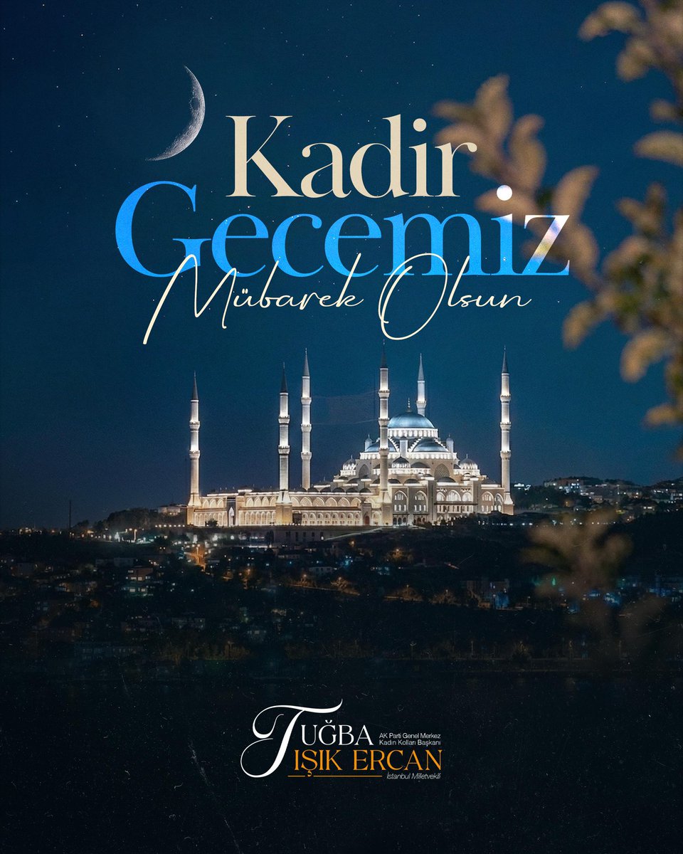 Rahmet ve mağfiret iklimi Ramazan-ı Şerif’in kalbi olan bin aydan daha hayırlı Kadir Gecemiz mübarek olsun.

Bu mukaddes gecenin hürmetine başta Gazze olmak üzere tüm mazlum coğrafyaların felaha ermesini, insanlığın barış ve huzura kavuşmasını niyaz ediyorum. 

Ramazan Bayramı’na
