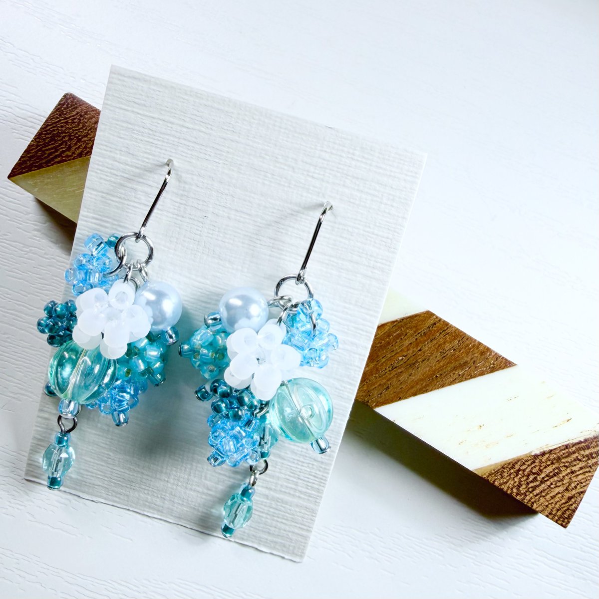 No.9(ﾅﾝﾊﾞｰﾅｲﾝ)✒︎ビーズでチャーム製作中心 tweet media