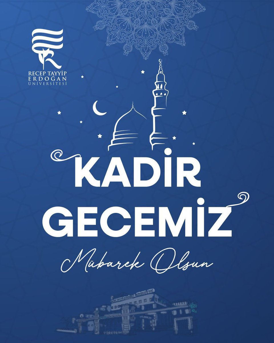 Recep Tayyip Erdoğan Üniversitesi tweet media