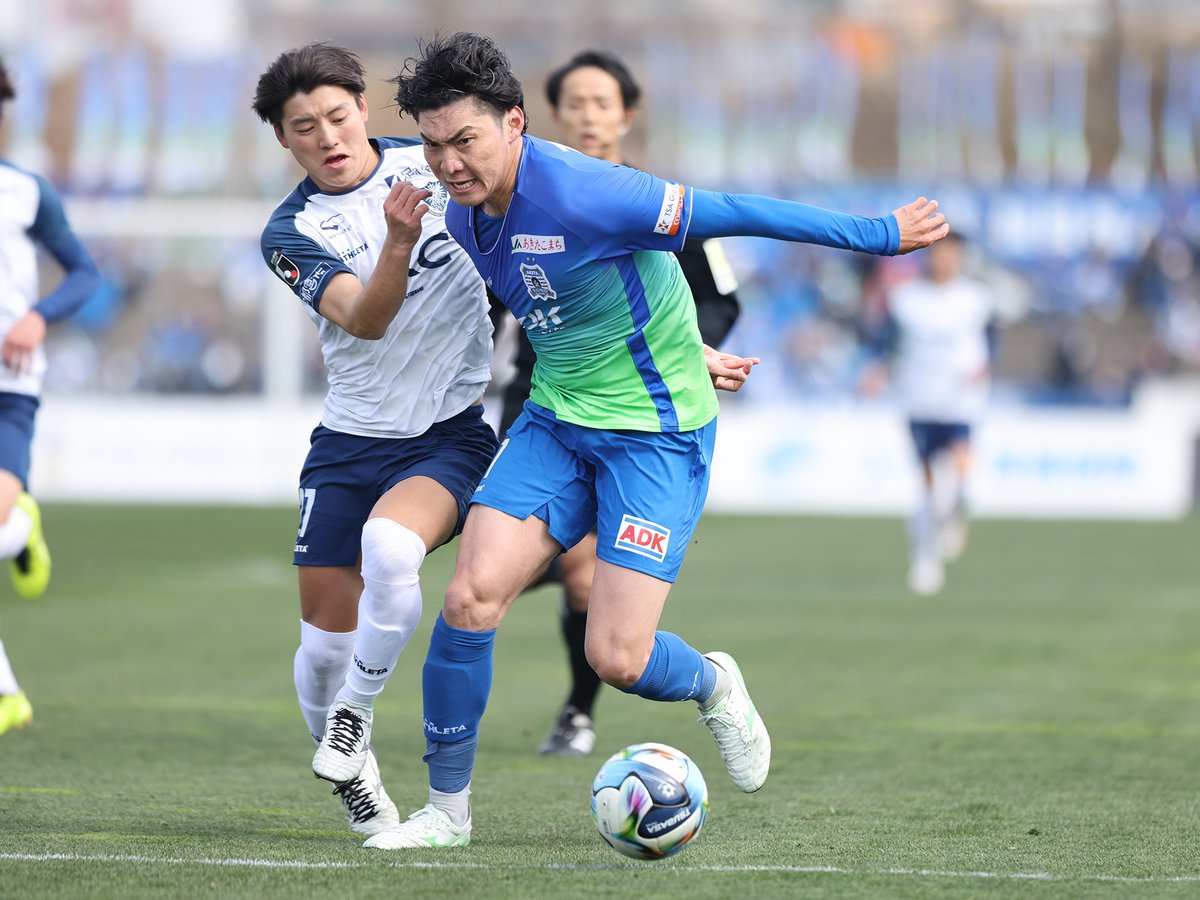 勝ち試合の後は気分が良いので

いい面構えになってきたと思いませんか！
まさに勇者なまはげ！

実際結果も出してるし、少なくともチーム得点王くらいは獲ってもらいたい⚽

でも実はフィジカルなゴールよりもテクニカルなゴールが得意なのもギャップ萌え💙

#ブラウブリッツ秋田
#佐川洸介