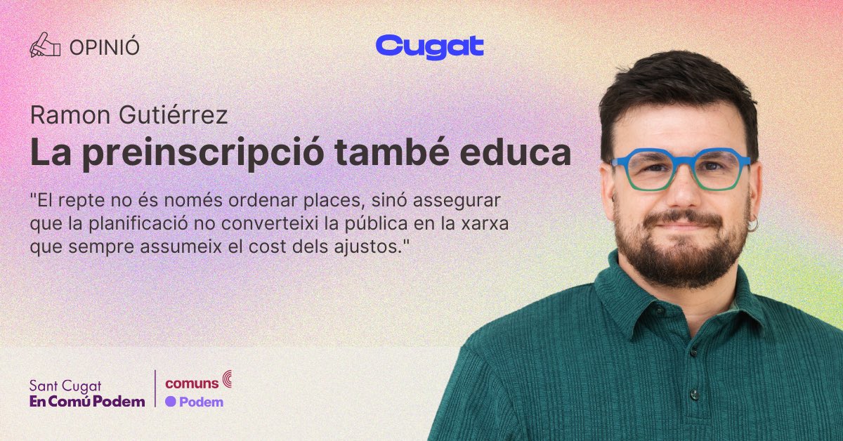 Sant Cugat En Comú Podem tweet media