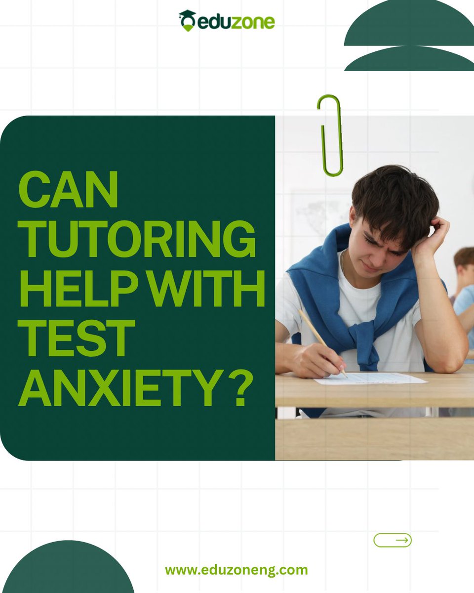 officialeduzone's tweet photo. Can Tutoring help with Test Anxiety ??

#Lessonteachers
#Homelesson
#Tutors
#Onlinetutorsinnigeria
#eduzoneng https://t.co/X5BDcvZdqG