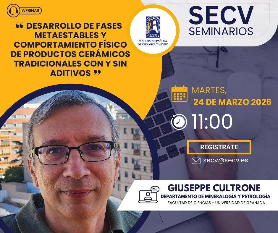 Sociedad Española de Cerámica y Vidrio (SECV) tweet media