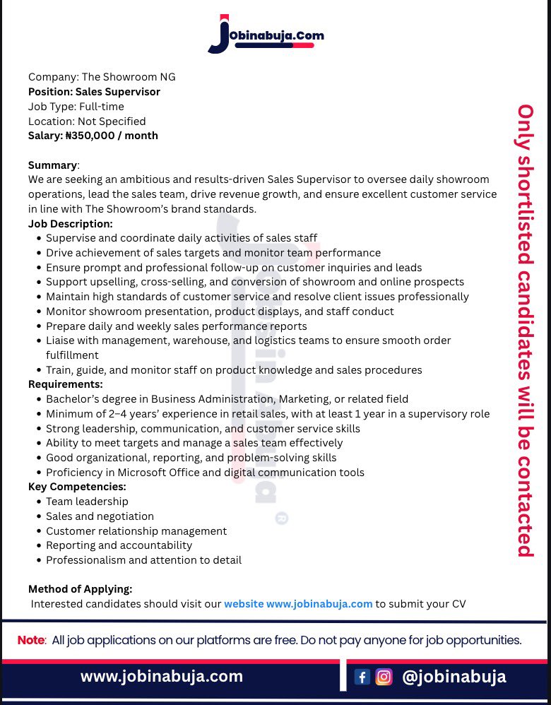 #jobsinabuja