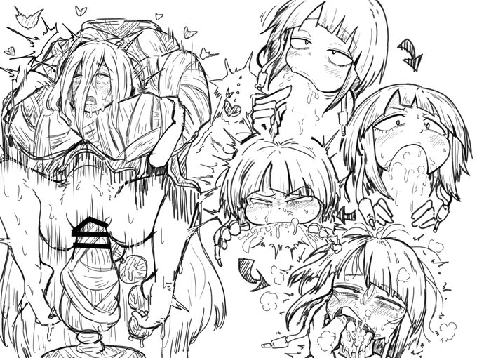 えっちな落書きもね 左は言わないとわからなそうなゼンゼ