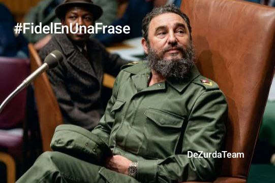 #FidelEnUnaFrase   Cuba🇨🇺
"La paz no se mendiga, se conquista con la dignidad intacta".

#DeZurdaTeam