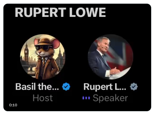Britain's most extreme shit-stirring far-right MP, Rupert Lowe, talking to one of Britain's most extreme shit-stirring online far-right disinformation superspreaders, who hides behind anonymity like a pathetic coward to avoid any accountability. Pair of bigoted extremist wankers.