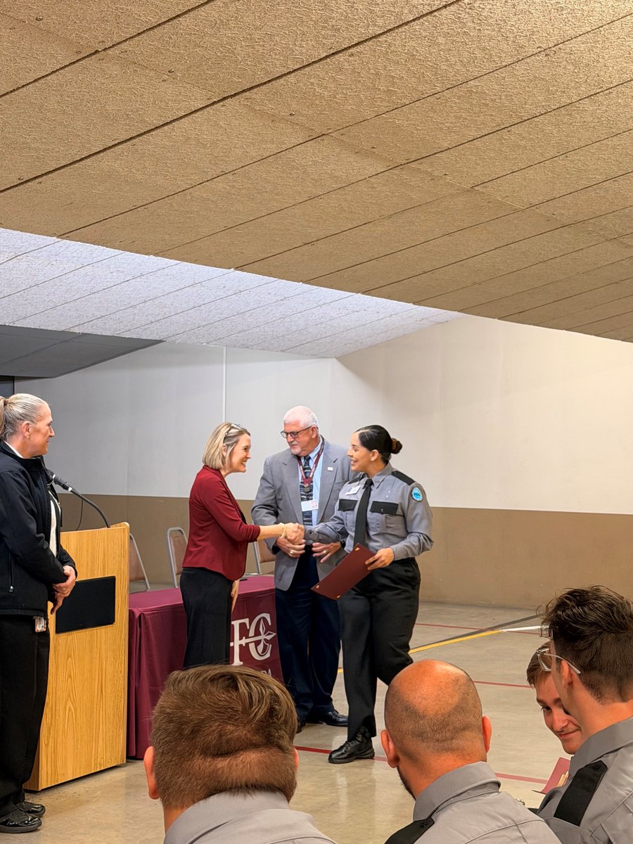 nfcsentinels's tweet photo. The graduating class of NFC's Correctional Officer Basic Recruit Academy Class adopted the motto “We Will, When Others Won’t,” a reflection of the courage and determination required to step into a career that often demands sacrifice in service of the public good. 

Read more about NFC's graduates and how they answered the call to serve:
https://t.co/N4qum32Q8V

@EducationFL @FCSPresidents @TheFloridaCollegeSystem #SentinelsStandTogether