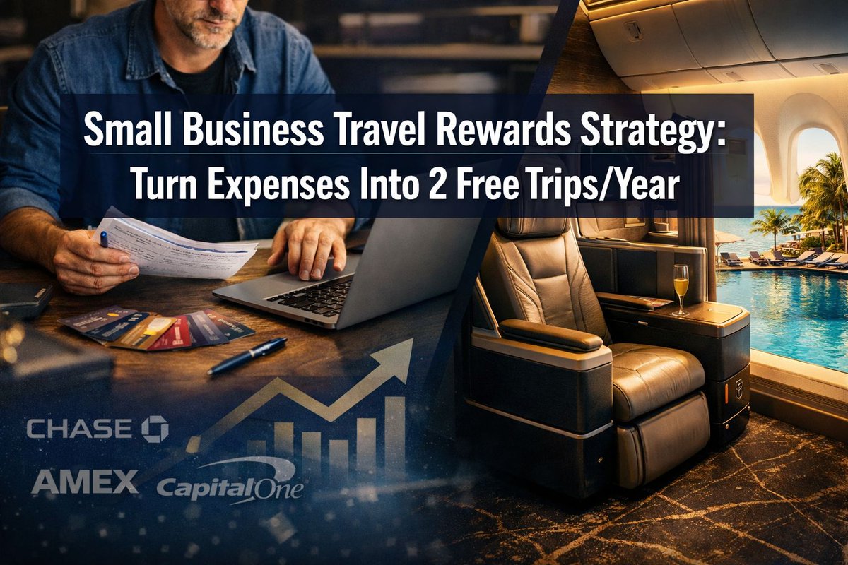 AwardTravelHub's tweet photo. Small Business Travel Rewards Strategy: Turn Expenses Into 2 Free Trips/Year
https://t.co/Kwc0NhXuq3
#BusinessTravelRewards #ExpenseTracking #SmallBusinessCreditCards
- ✈️ Earn free trips now! https://t.co/a13VORmVjQ
