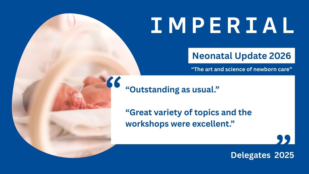 Neonatal Update Imperial College tweet media