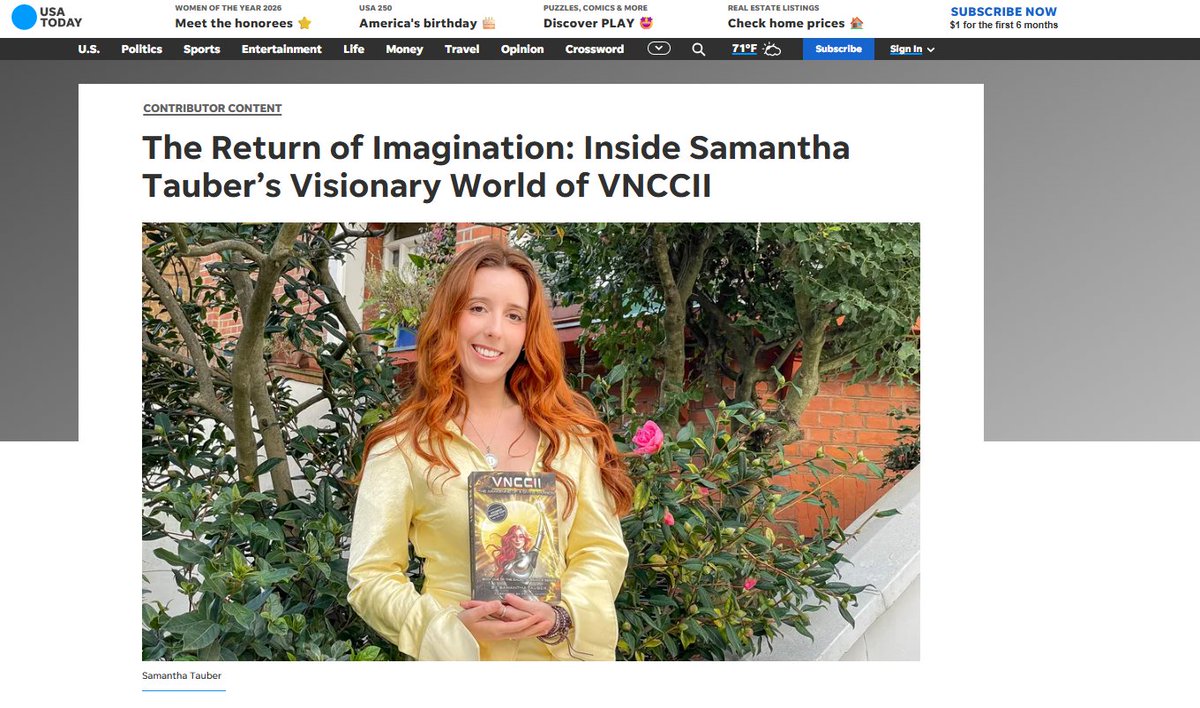 VNCCII_OFFICIAL's tweet image. Thank you @USATODAY for the inspiring write-up on my debut Sci-Futures book 'VNCCII: The Awakening of a Divine Warrior' #USAToday #NewAuthor