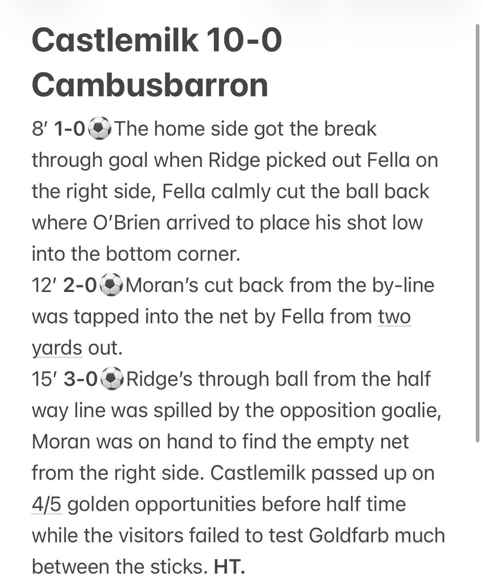 CCFC Saturday tweet media