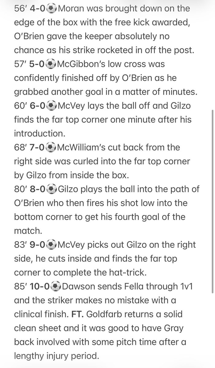 CCFC Saturday tweet media