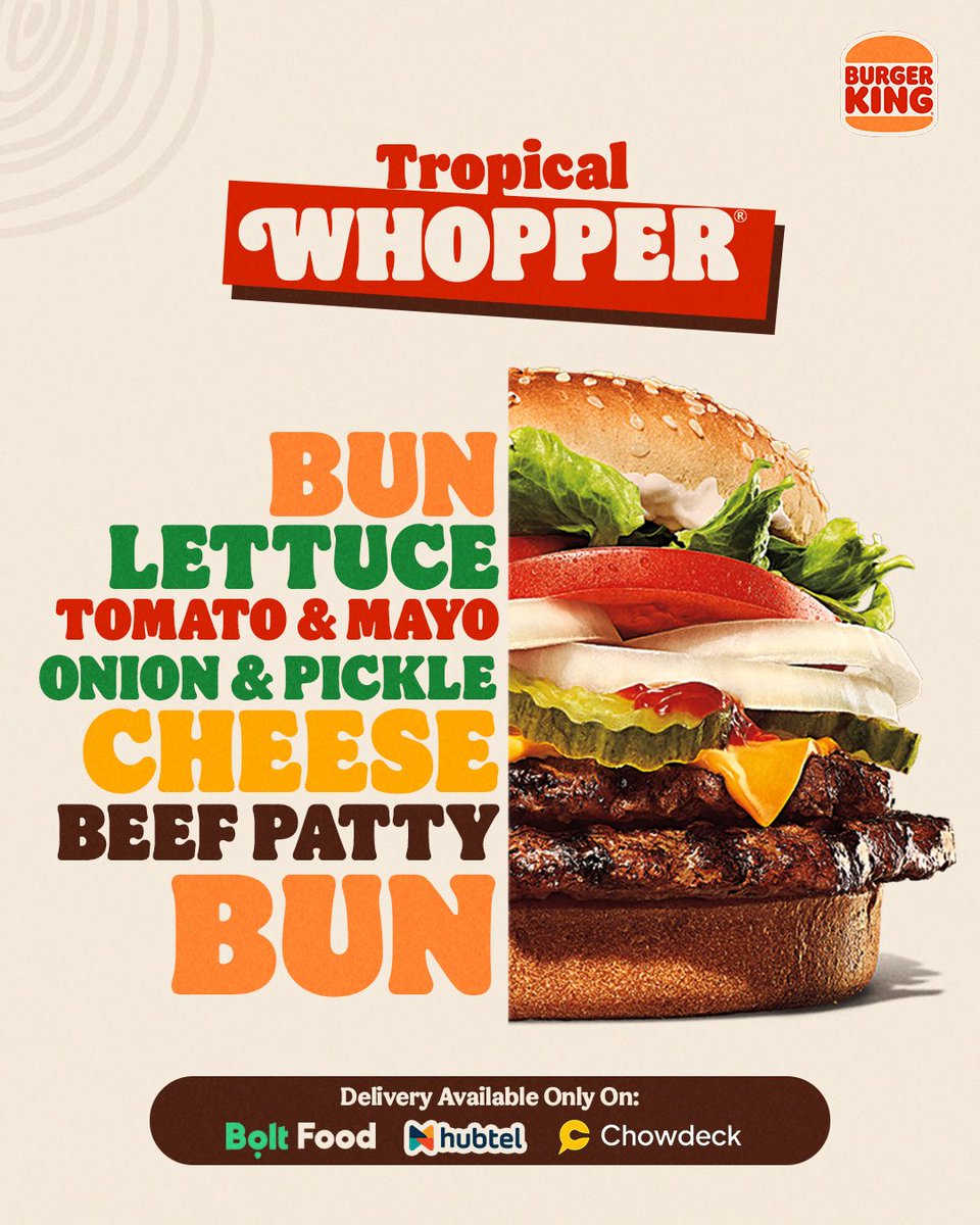 A Whopper burger🍔❤️