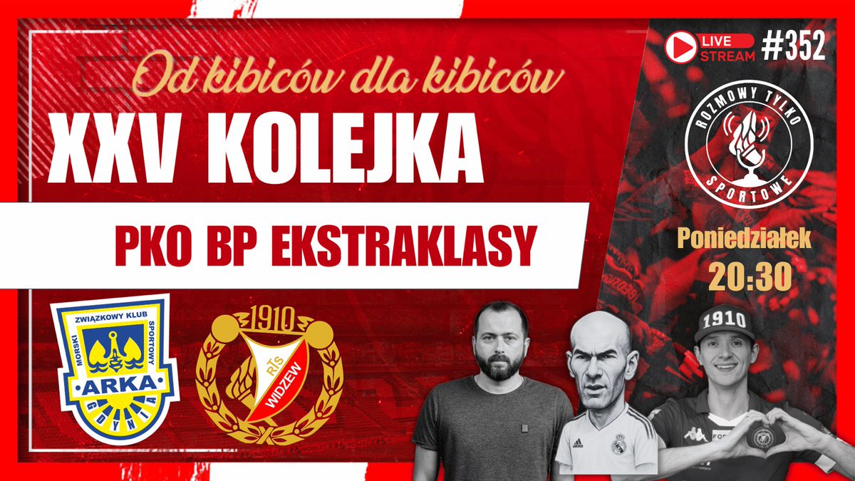 rozmowysportowe's tweet photo. Mecz - jaki był? Każdy widział. Przemek Wiśniewski powiedział na konferencji pomeczowej, że piłkarze zostawili serce ❤️ na boisku zatem nam pozostaje ocenić mecz rozumem 🧠

Zapraszamy na nasze eksperckie 😉 analizy dziś o 20:30, a nad grą pochylą się w "studio"

🔴  @bderdzik

⚪ 𝗝𝗮𝗻𝘂𝘀𝘇 𝘇 𝗣𝗿𝗼𝘀𝘁𝗲𝗷

🔴 @zizu1910

Wpadajcie 🫵
https://t.co/fcbvZ78oZj