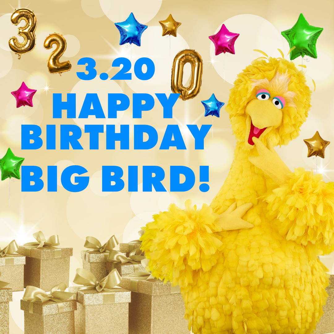 SesameStMarket's tweet photo. 🌈 3/20 Happy Birthday Big Bird 🐥

歌ったり、本を読んだり、ローラースケートをしたり、スポーツ観戦をしたり🎶📚🛼📣
色んなことに挑戦して、新しいことを学ぶのが大好きなビッグバード💛

誰かが困っていると真っ先に寄り添ってくれる、優しい心の持ち主でもあります💭

これからも、”ビッグな”好奇心と持ち前の優しさで、みんなに学びの楽しさと笑顔を届けていってね☀️

みんなで一緒にビッグバードのお誕生日をお祝いしましょう🎉

#HappyBirthdayBigBard
#sesamestreetmarket #セサミストリートマーケット
#sesamestreet #セサミストリート
#ビッグバード #ビッグバード誕生日
