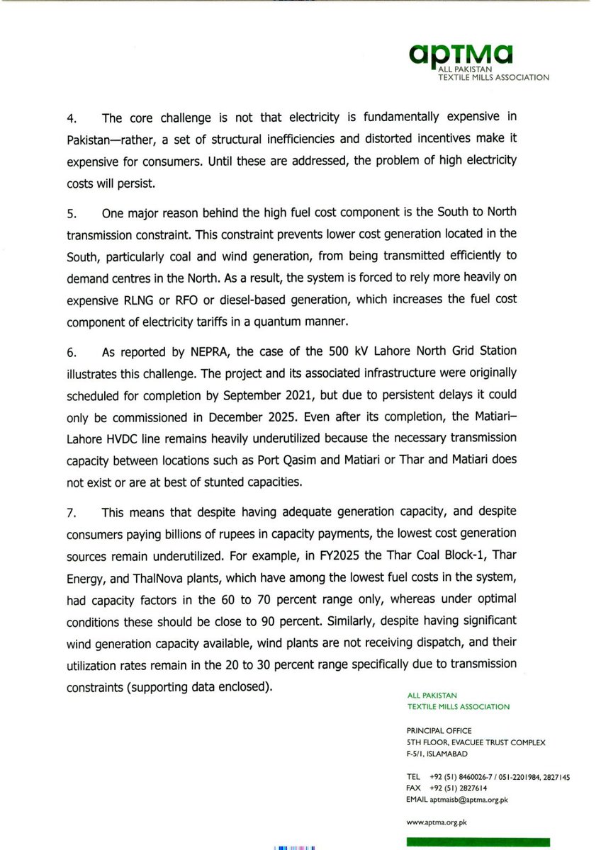 All Pakistan Textile Mills Association tweet media