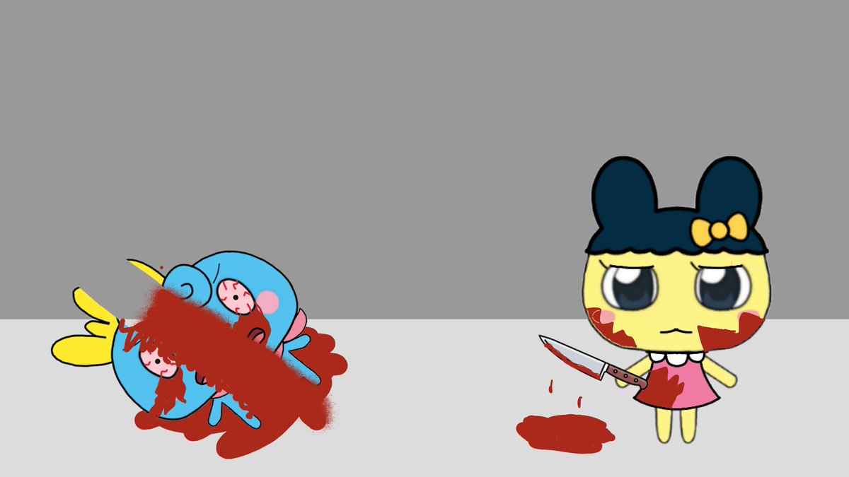 NewOrangeGame07's tweet photo. My Tamagotchi Fan Art 

Mamechamametchi's Revenge https://t.co/8ExlBmaN1V