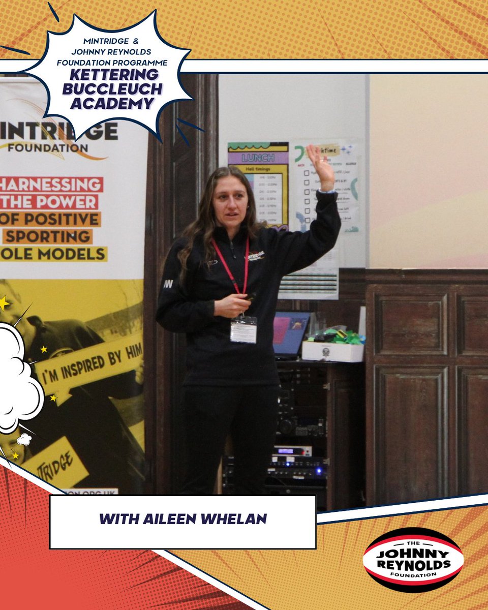 MintridgeFDN's tweet photo. 2 Visits, 2 Sports, 3 Mintridge Ambassadors!
@AileenWhelan @FilKamps, @MBsheffcity delivering to Kettering Buccleuch Academy- football/basketball coaching focusing on skill &amp; communication.
Supported by The Johnny Reynolds Foundation!
#TeamMintridge #MintridgeProgrammes #johnboii https://t.co/APgGbUhQku