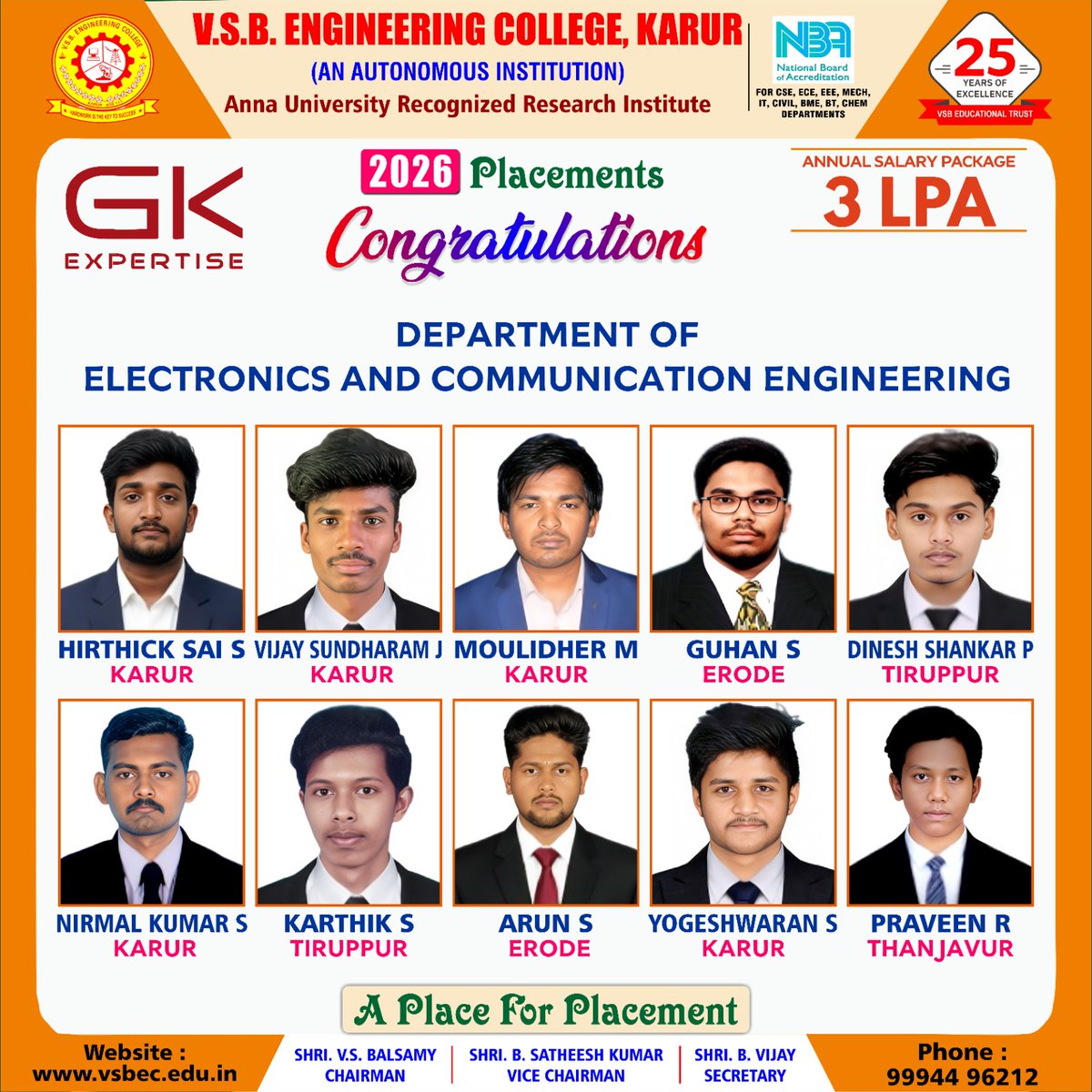 VSB Engineering College tweet media