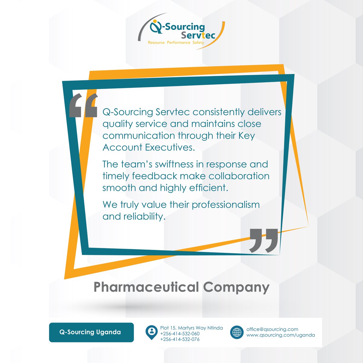 Q-Sourcing Servtec Uganda 🇺🇬 tweet media