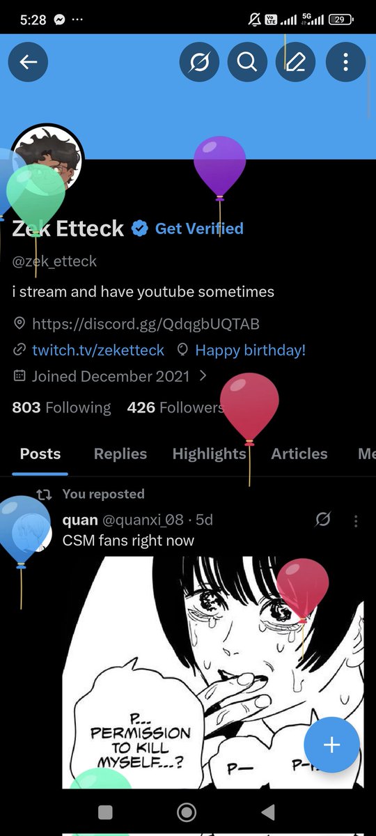 balloons day! sorry havent been active on social media here much. will see if i can squeeze in an RE9 stream later tonight!