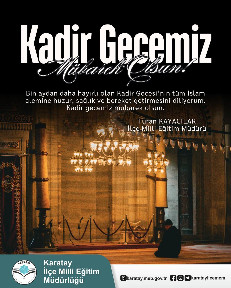 Turan KAYACILAR tweet media