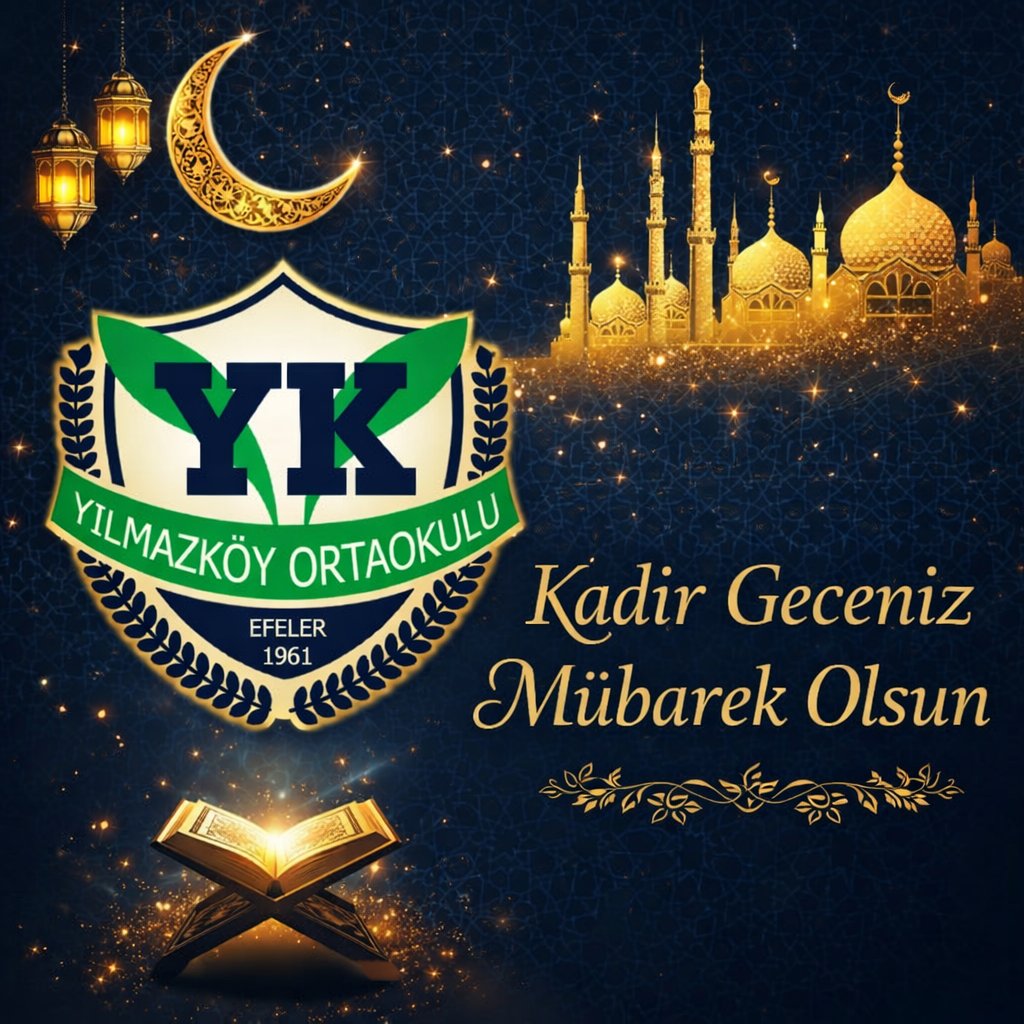 "Gönül kapılarının ardına kadar açıldığı, rahmetin sağanak olup yağdığı bu eşsiz gecede; sevgi, barış ve huzur daim olsun. Kandiliniz mübarek, Kadir Geceniz hayırlara vesile olsun. 🌙☁️<a href="/tcmeb/">Millî Eğitim Bakanlığı</a> <a href="/Aydin_MEM/">Aydın İl Millî Eğitim Müdürlüğü</a> <a href="/AydinMemArge/">Aydın İl Mem Ar-Ge</a> <a href="/mehmetyigitmem/">Mehmet YİĞİT</a> <a href="/efelerilcemem/">EFELER İLÇE MİLLİ EĞİTİM MÜDÜRLÜĞÜ</a> @alicomrukk #kadirgecesi