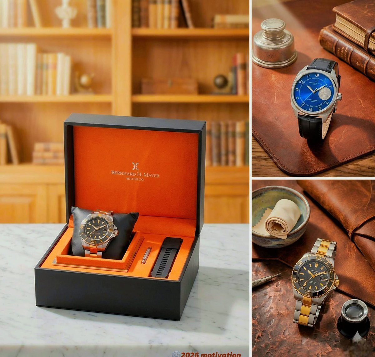 Negus4real's tweet image. Time doesn’t just pass—it proves quality. A Benhard H Mayer watch delivers precision, style, and trusted guarantees. Wear confidence on your wrist and let every second remind you that excellence is always on time.
#BenhardHMayer #TrustedQuality #SuccessLifestyle #ValueInTime ⌚