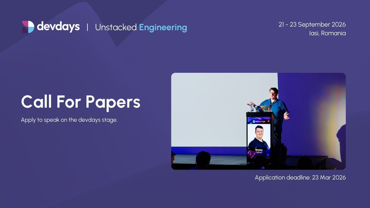 devdays | Unstacked Engineering tweet media