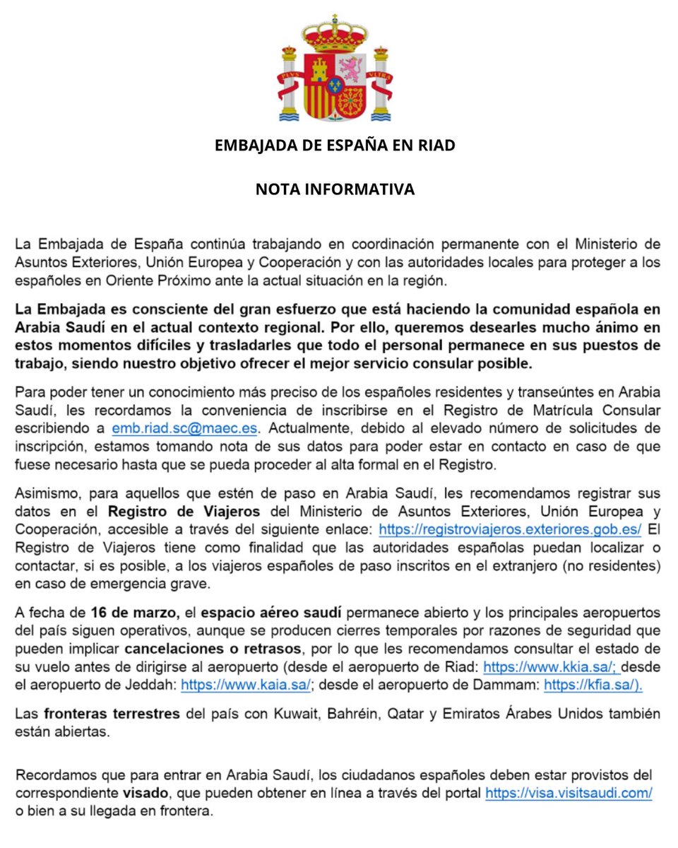 EmbEspaña en A.Saudí tweet media