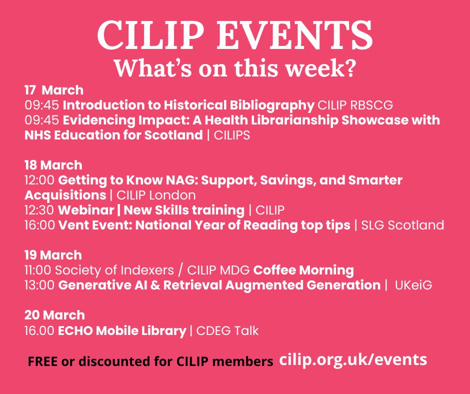 CILIP tweet media