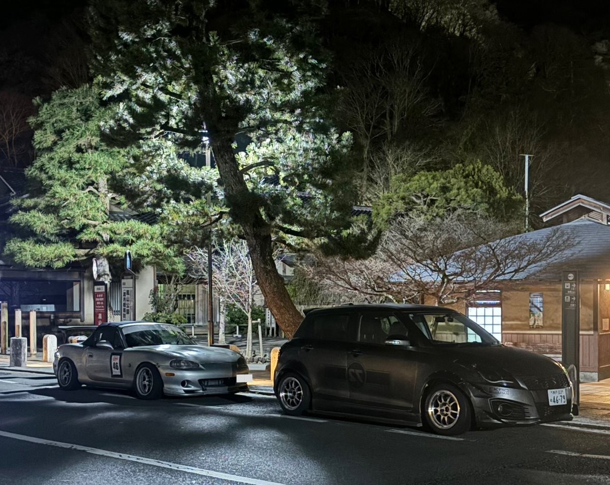 yyy_3232's tweet photo. ホイールとタイヤ交換して
京都ドライブ🍁🎋🚗

シバホイの15インチにしてロスタのとき履いてたz3🛞
めちゃめちゃツラウチでださいからワイトレ入れたいな～ https://t.co/eMMu0NcwqQ