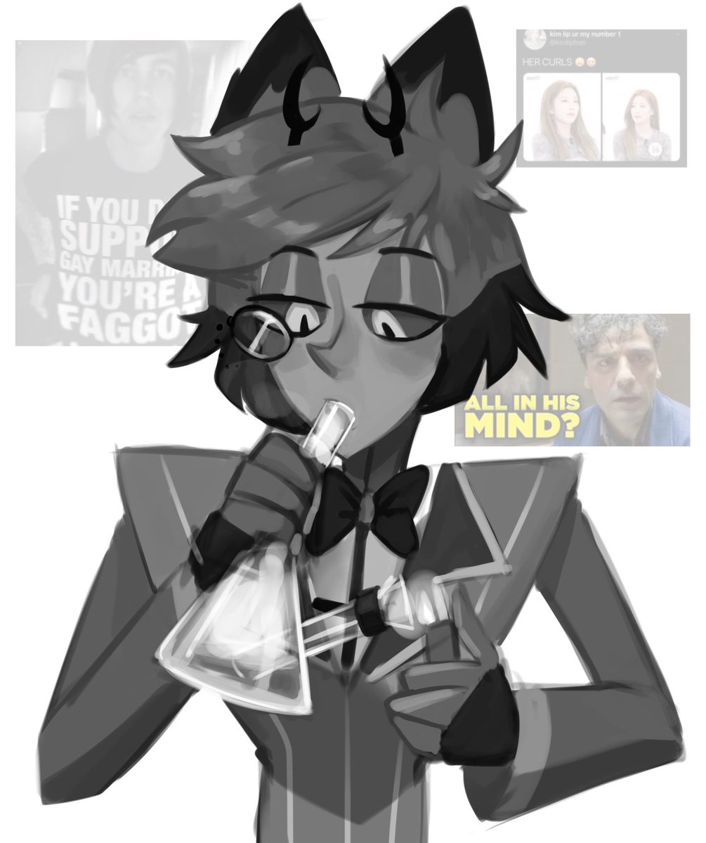 manherarui's tweet photo. greyscale study w alastor https://t.co/LhtnIqMaf2