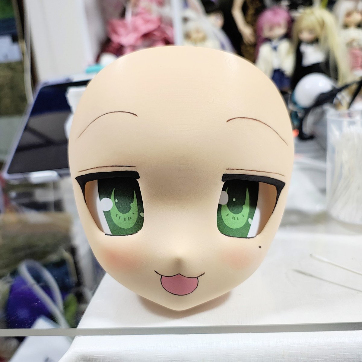 メイク完成！！
つや消し乾燥待ちです✨
#いおどーる