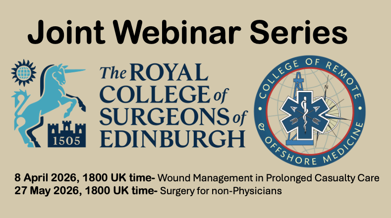 College of Remote and Offshore Medicine Foundation tweet media