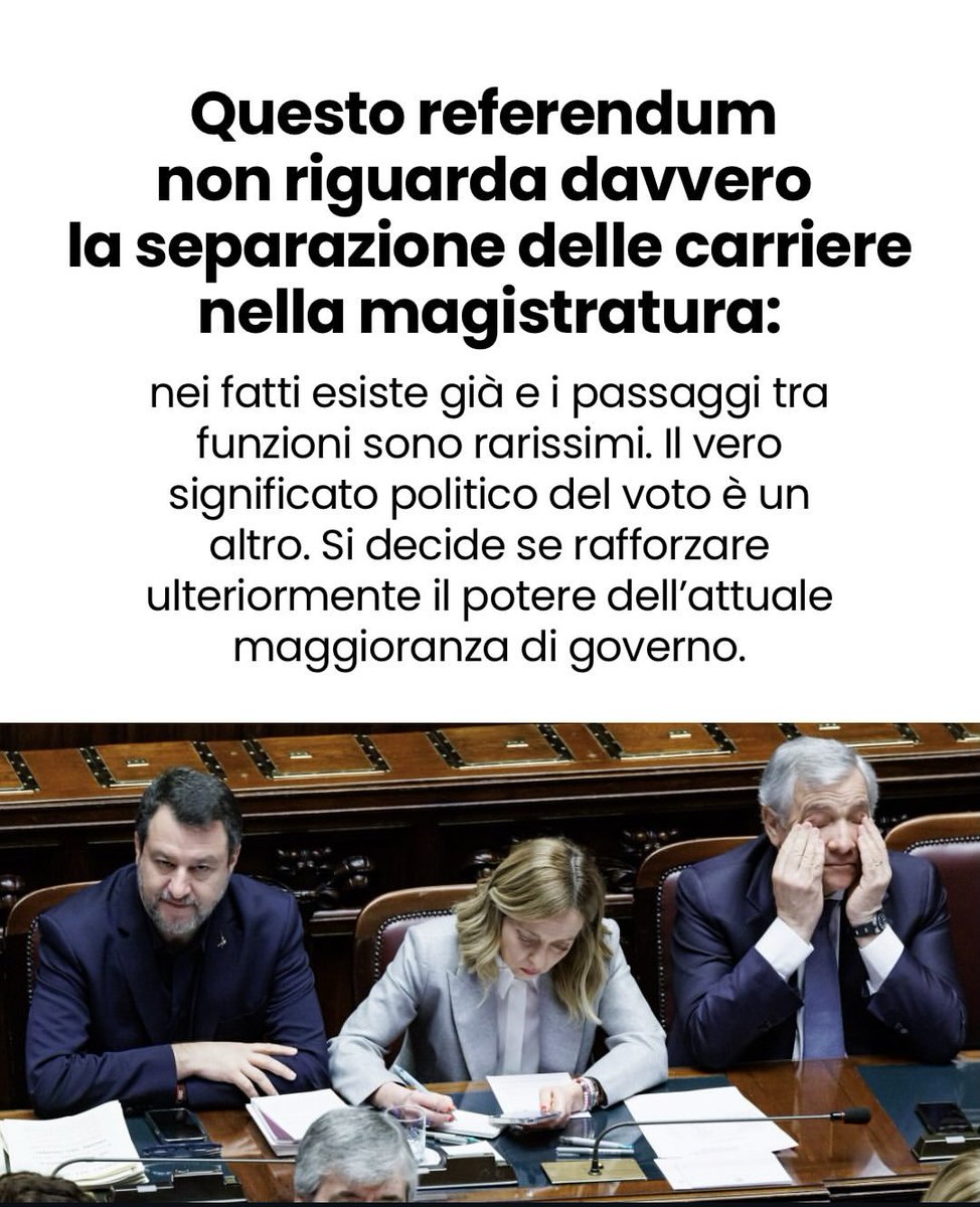 IdaNapolitano5's tweet image. Ve lo immaginate il fascisti e #LaRussa come Presidente della Repubblica? 😡
Ecco cosa vuole la destra!

Votiamo in massa al referendum giustizia NO !!!