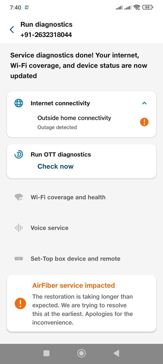 rsantosh0606's tweet photo. @JioCare Past from 2 months i m unable to raise internet related compliant. Toll Free is not connecting. Chat is not allowing to raise complaint and run diagnostic is not working. Valsad Jio Office is asking raise complaint. How can I raise. https://t.co/hwfVPJl0Yv