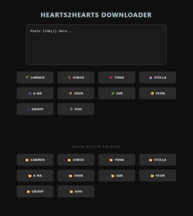 boomb_ii's tweet photo. just made a locally hosted, media asset manager for Hearts2Hearts

I know 100% this is going to save me so much time downloading + organizing photos n videos for editing- just know my workflow is going to be 10x faster because of this lol.

SOOOOO HAPPY 🫶🫶 https://t.co/OVBUYdSYKj