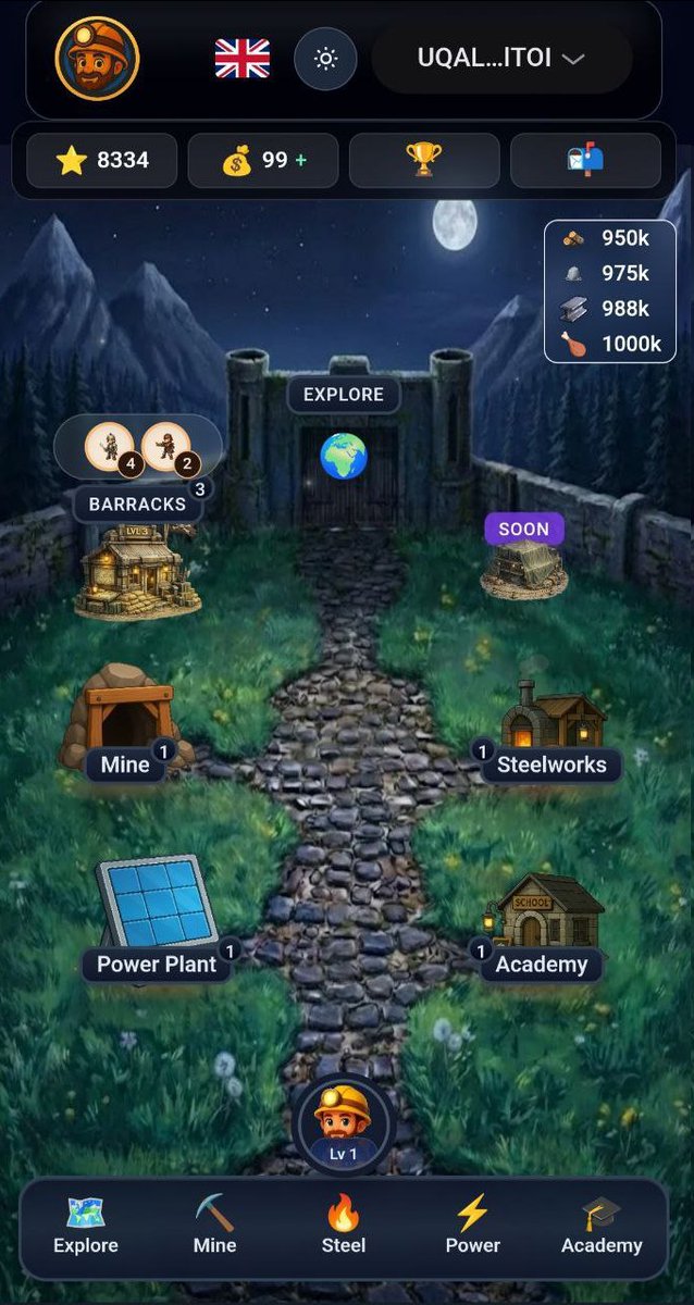 TOR_WEB3's tweet photo. ⚒️ Development Update

The update is still in progress, but by the end of March we’ll announce it and Season 2.

Our biggest update yet will add:

🎮 a new mini-game
🛡 army recruitment
🧭 resource expeditions
💱 trading
⛏️ new mining items
…and more soon. Stay tuned. 🚀 https://t.co/YApp2ySGxO