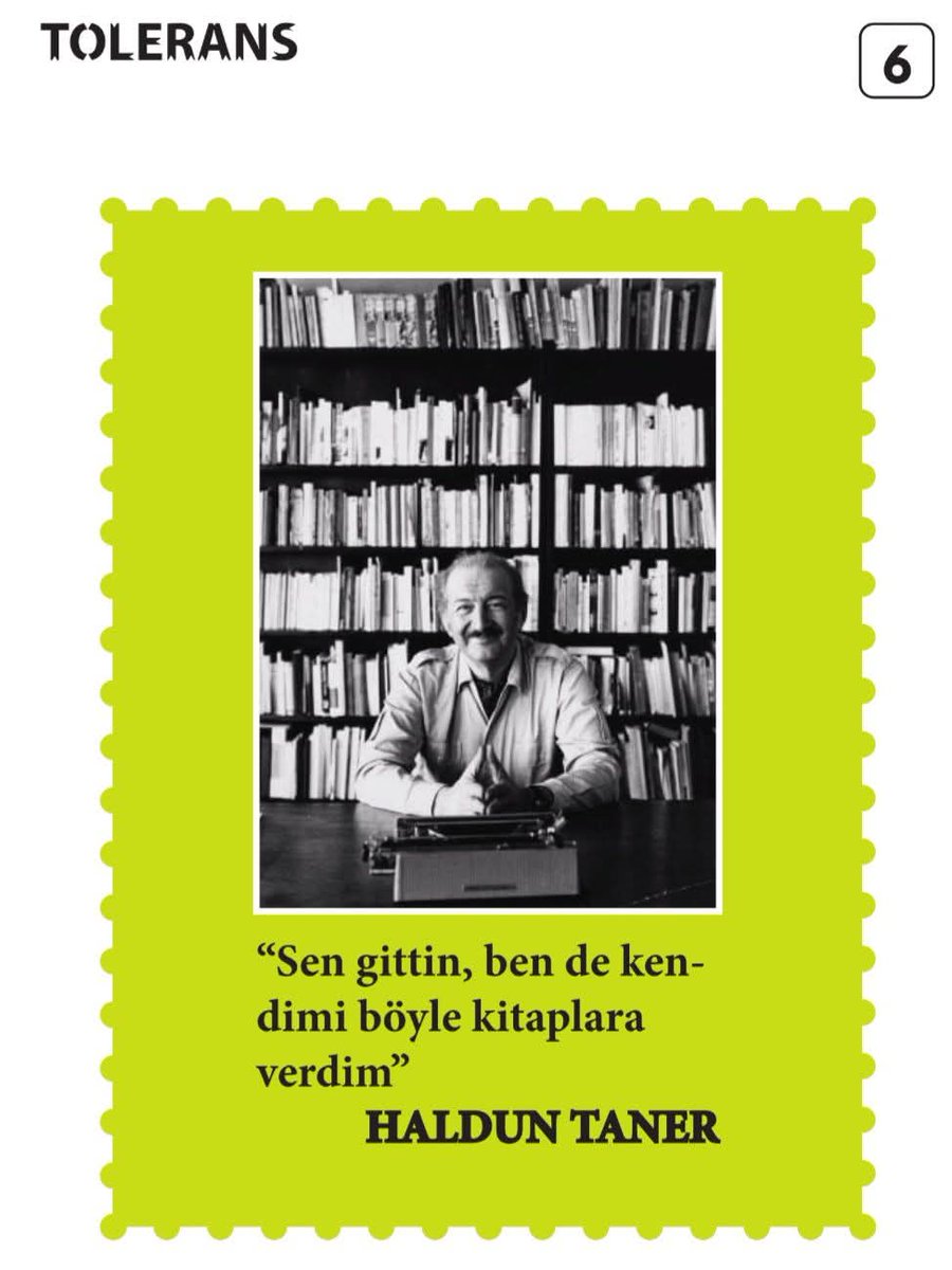toleransdergi.blogspot.com/2026/02/tolera…

HALDUN TANER 111 YAŞINDA 
16 Mart 1915

#halduntaner #toleransdergi #kültür #sanat #edebiyat