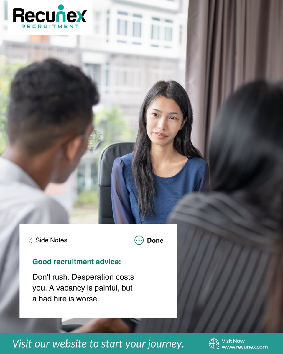 recunex's tweet image. Just leaving this here as a reminder: sometimes the smallest insight can change the way you think, work, and grow. The right perspective at the right time can make all the difference.
---
recunex.com
.
#recunex #careeradvice #professionalinsight