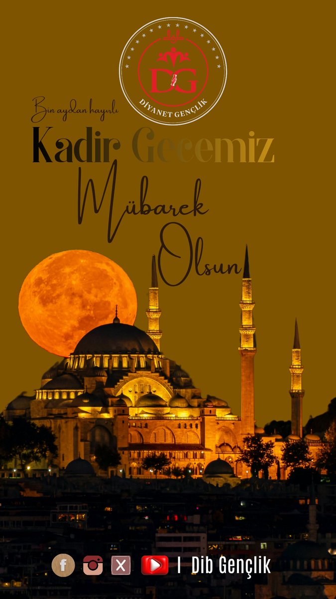 dibgenclik's tweet photo. Bin aydan hayırlı kadir gecemiz mübarek olsun.
 #diyanetgençlik https://t.co/Fk0H6wyxSN