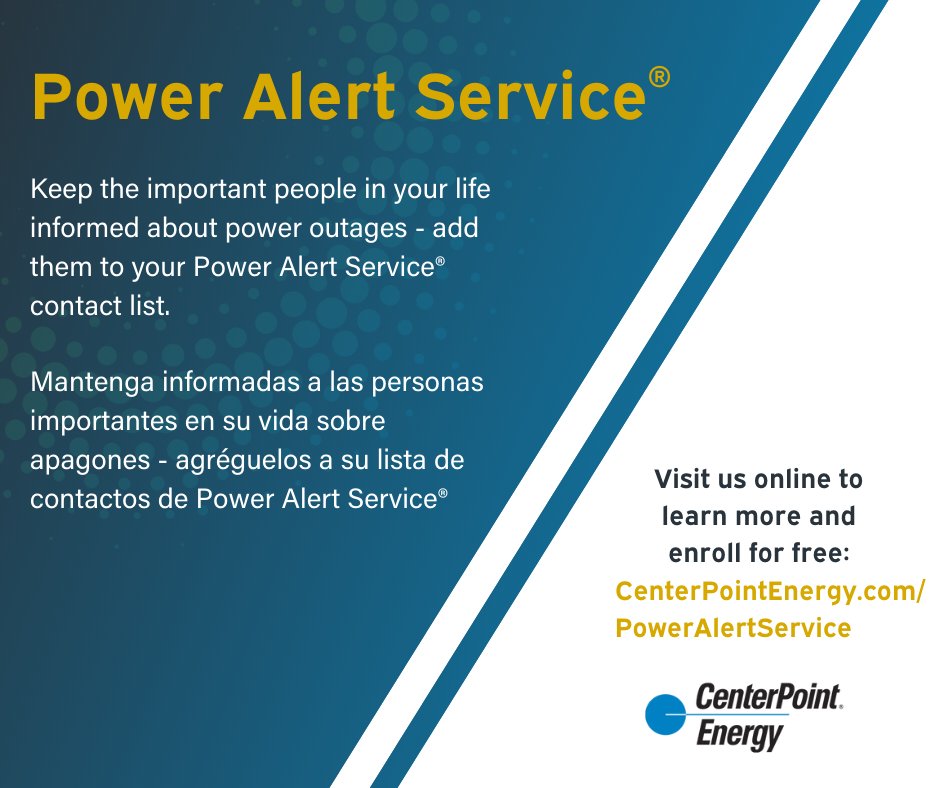 CenterPoint Energy - Texas tweet media