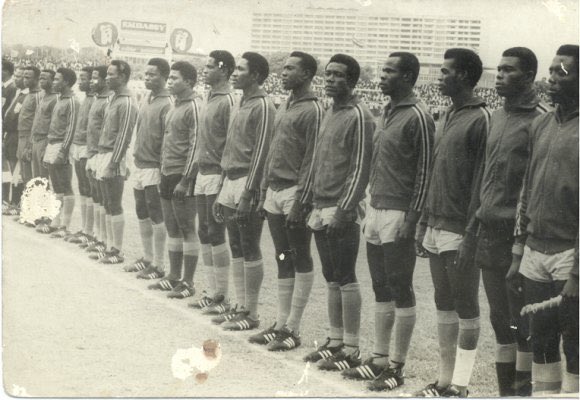 GhanaBlackstars's tweet photo. 📌 On this day, 48 years ago — 16th March 1978, history was made! 🏆

🇬🇭 We won our third African Cup of Nations title, becoming the first nation to lift the trophy for keeps after defeating Uganda 2–0 at the Accra Sports Stadium.

⚽ Both goals were scored by Opoku Afriyie, etching his name into Ghanaian football history.

🙌🏾 Celebrating the heroes who achieved this remarkable feat!

#BlackStars