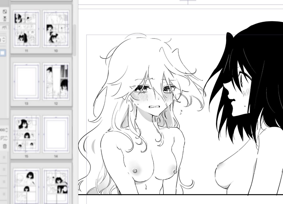 耳恋2、少しずつ作画中です! 