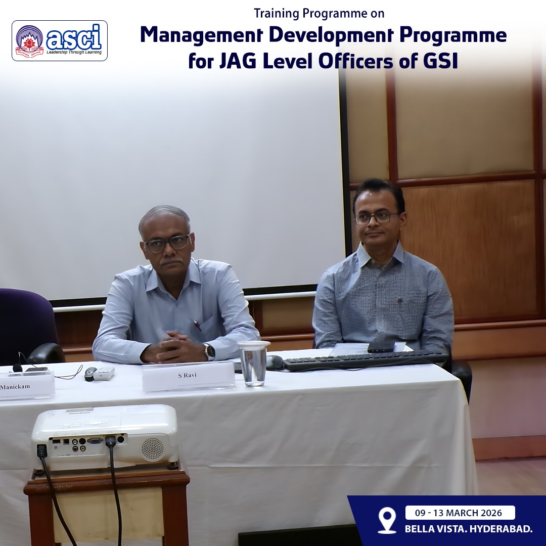 Admn Staff College of India (ASCI) tweet media